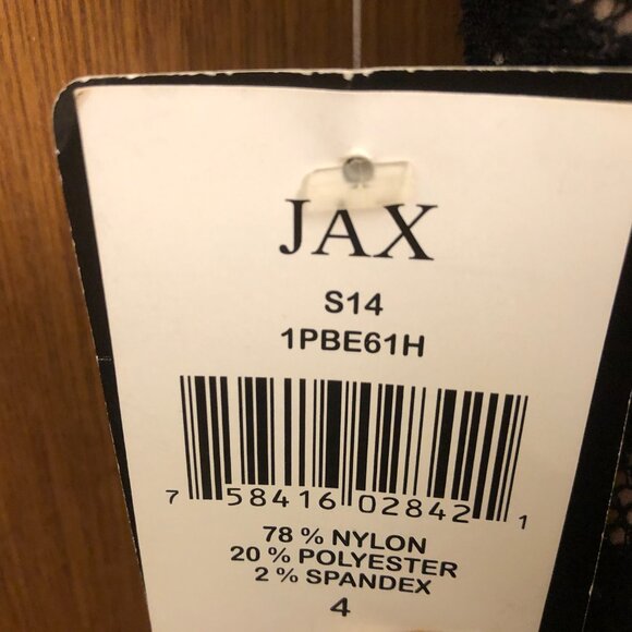 NWT JAX dress - Size 4 - black lace details with attached nude lining - Picture 8 of 8